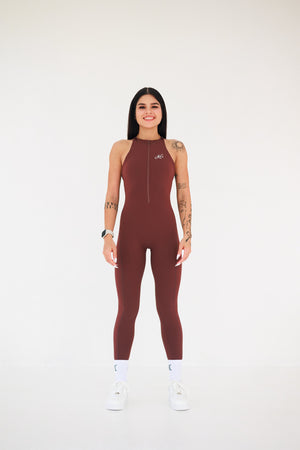 Curve Zipped Long Jumpsuit