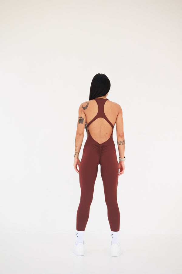 Curve Zipped Long Jumpsuit