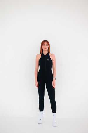 Curve Zipped Long Jumpsuit