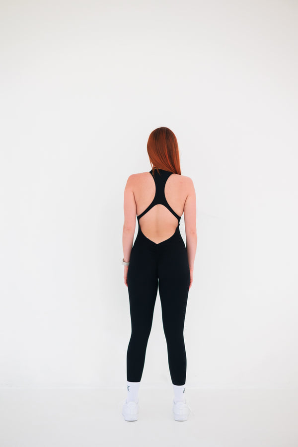 Curve Zipped Long Jumpsuit